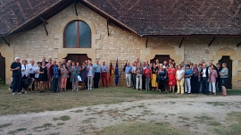 Die Delegationsgruppe aus Rotenburg (Wümme) zusammen mit ihren Gastgebern (Pays Foyen) im Jahr 2019. © Landkreis Rotenburg (Wümme)