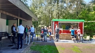 Am Bullensee haben der Pavillon und der Kiosk eröffnet. © Landkreis Rotenburg (Wümme)