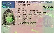 Führerschein Vorderseite © Landkreis Rotenburg (Wümme)