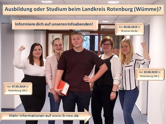 Infoabend Ausbildung und Studium © Landkreis Rotenburg (Wümme)