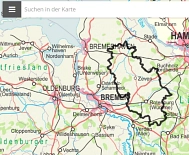 Karte des Landkreises © Landkreis Rotenburg (Wümme)
