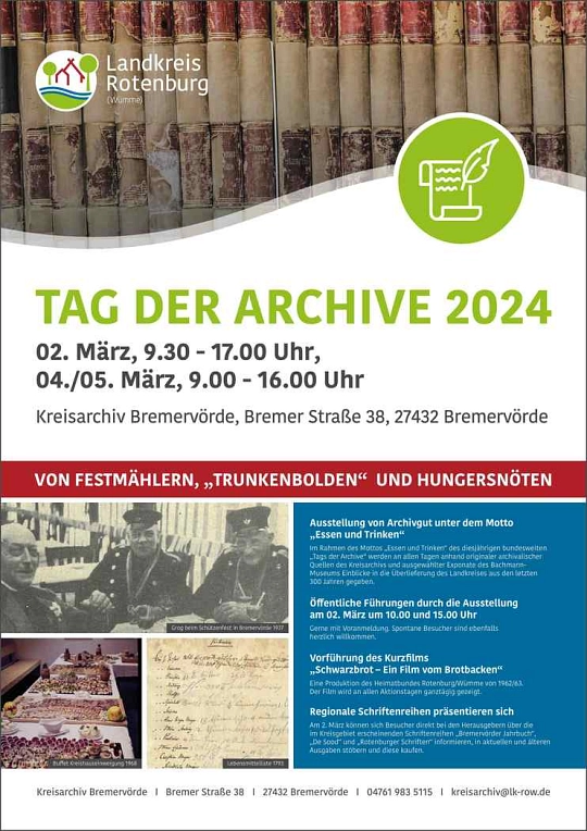 Tag der Archive 2024 © Landkreis Rotenburg (Wümme)