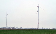 Abgebrochenes Rotorblatt im Windpark Alfstedt. © Landkreis Rotenburg (Wümme)